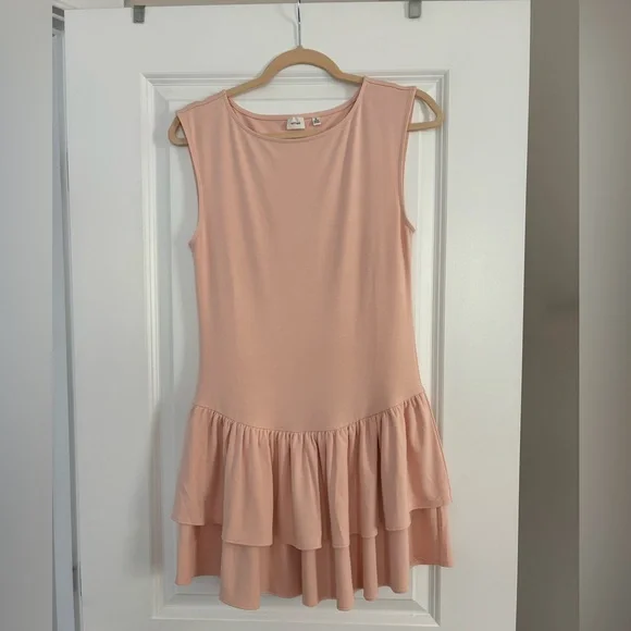 aritzia drop waist dress DROP-WAIST STRAPLESS TWILL DRESS – OAK + FORT USA